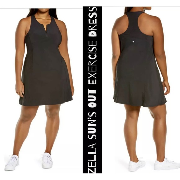 New Zella Suns Out Exercise Dress Sz M 
